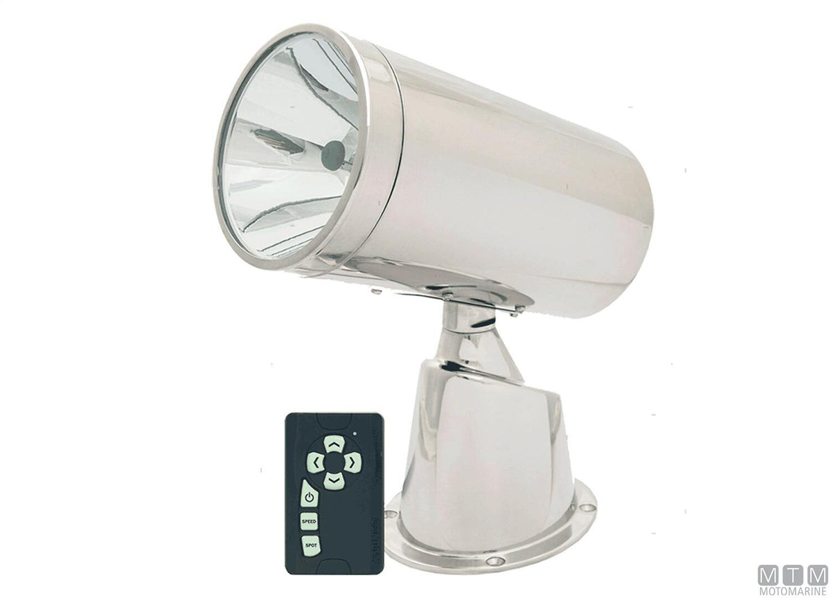 Guest wireless stainless steel floodlight 24V - original photo Motomarine Srl