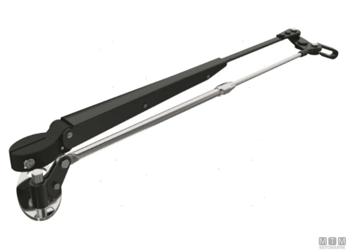 Pantograph telescopic arm Roca 324/462 mm burnished stainless steel - original photo Motomarine Srl