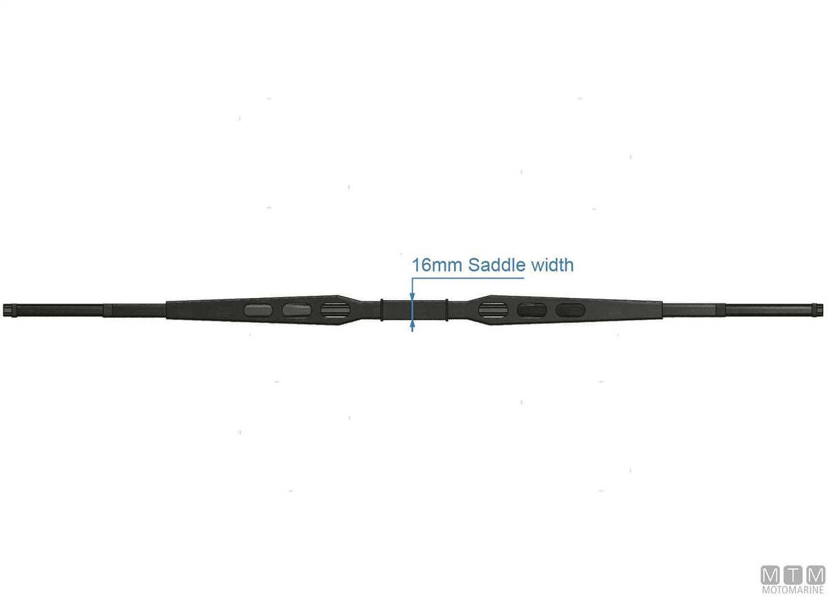 Roca telescopic pantograph arm 600/900 mm burnished stainless steel - original photo Motomarine Srl