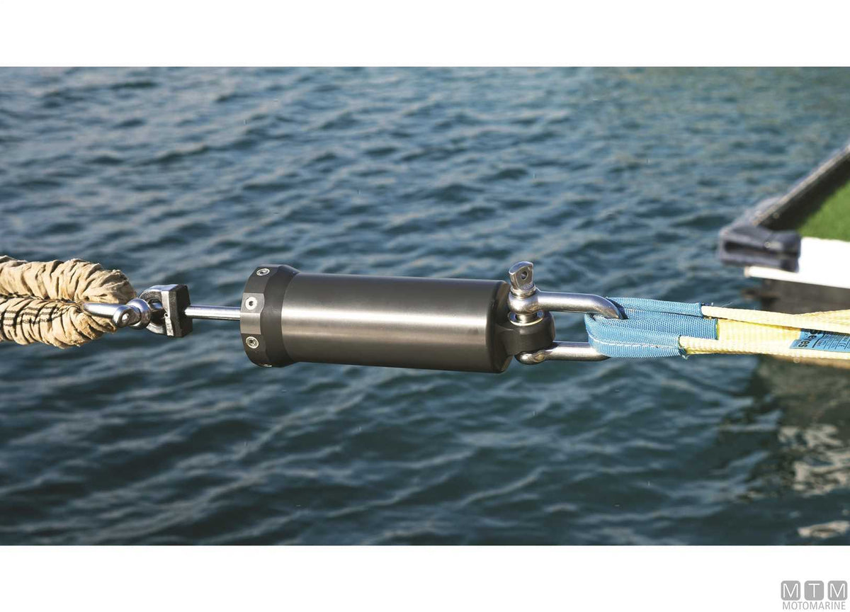 Hydraulic mooring shock absorber Seadamp Evo-1 - original photo Motomarine Srl