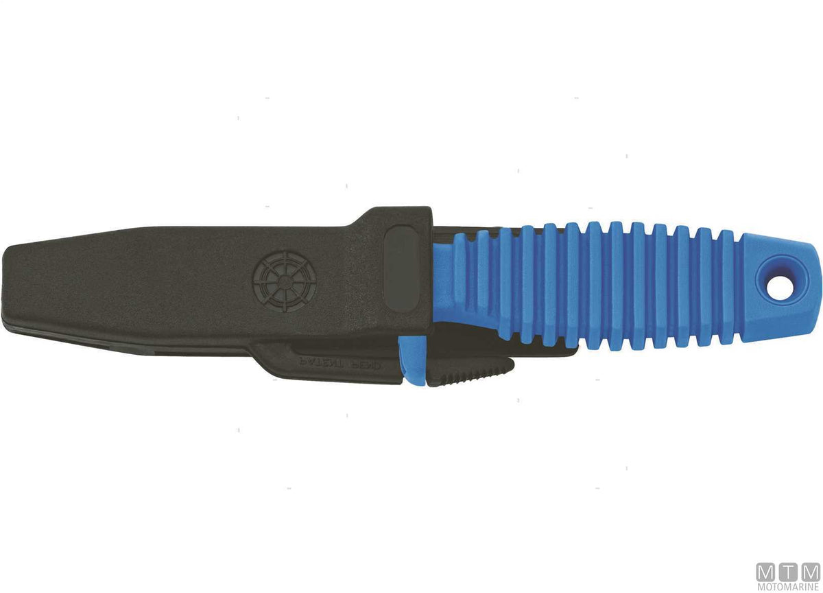 Mac Shark 9PT-B blue knife, 8 cm blade - original photo Motomarine Srl