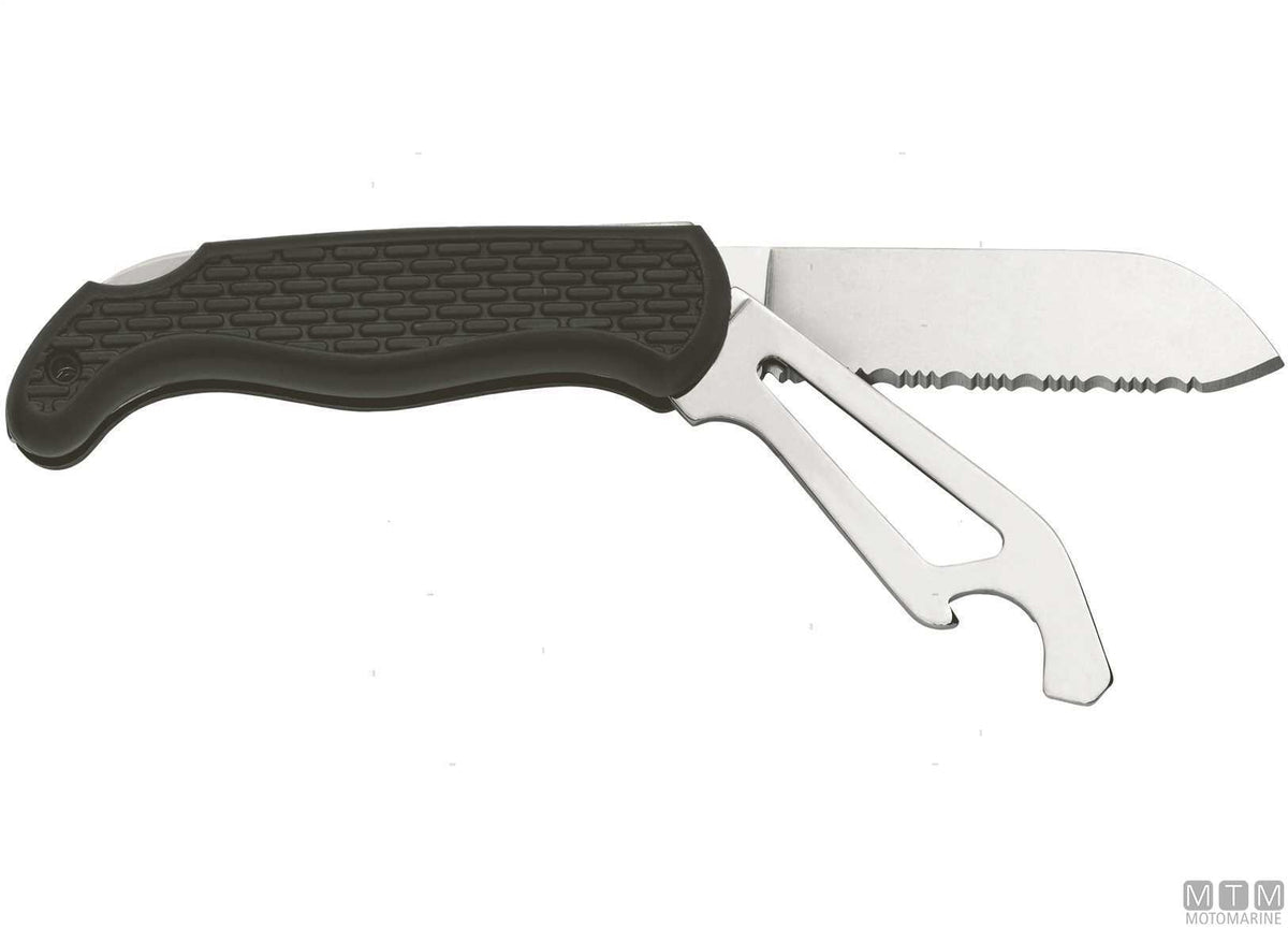 Mac Bot2-N black folding knife, 6.5 cm blade - original photo Motomarine Srl