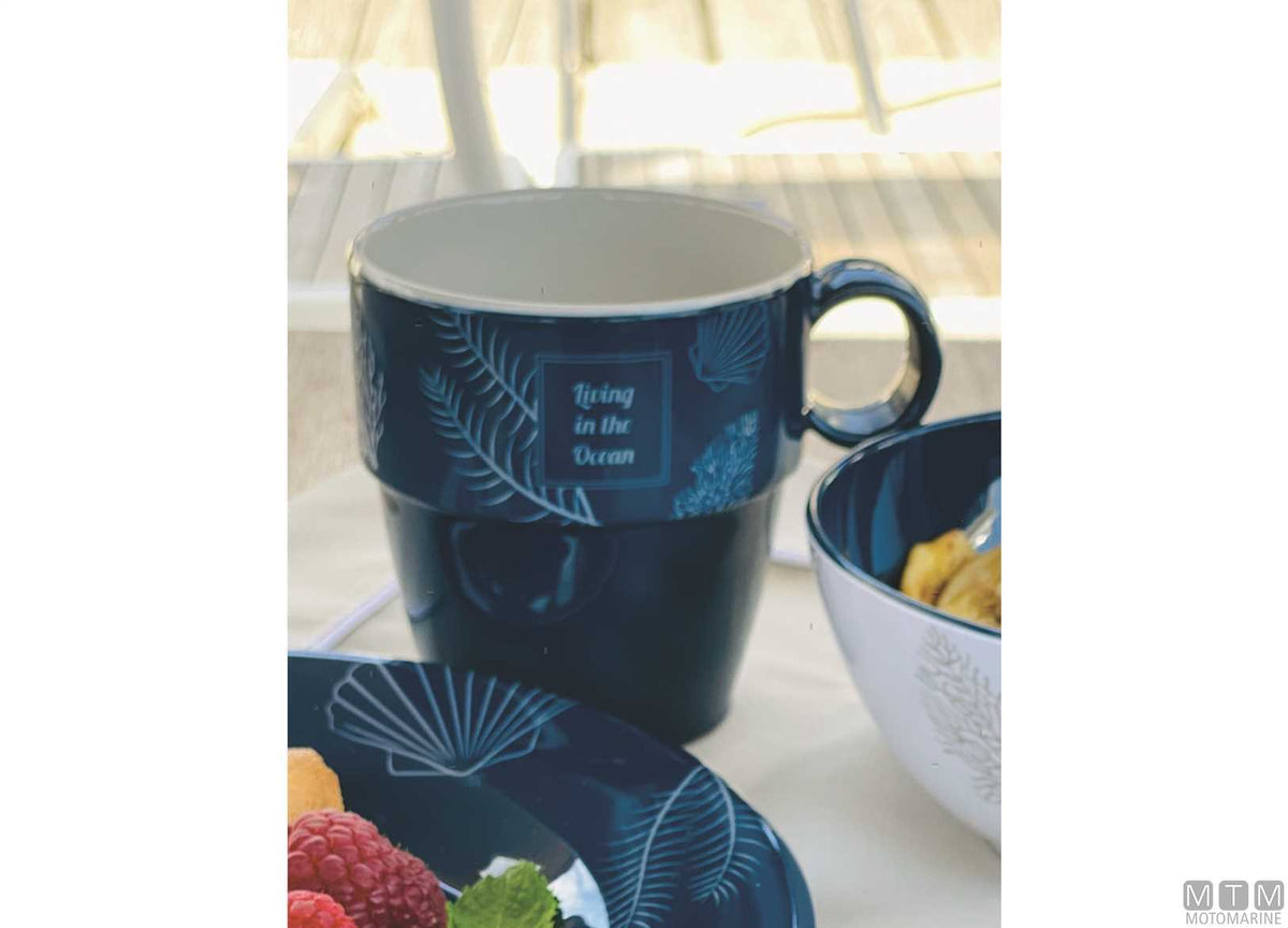 Set of cups MB Living, 6 pieces - original photo Motomarine Srl