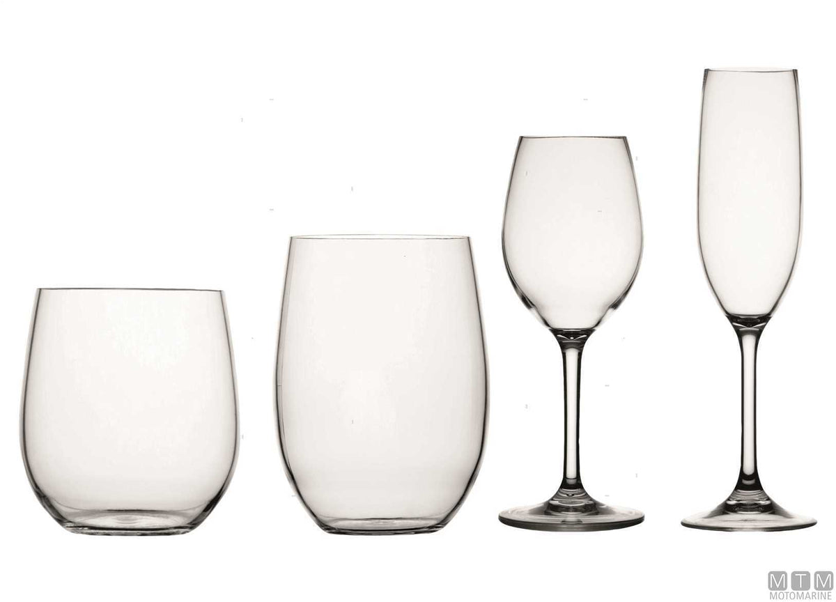 MB non-slip champagne glasses set - original photo Motomarine Srl