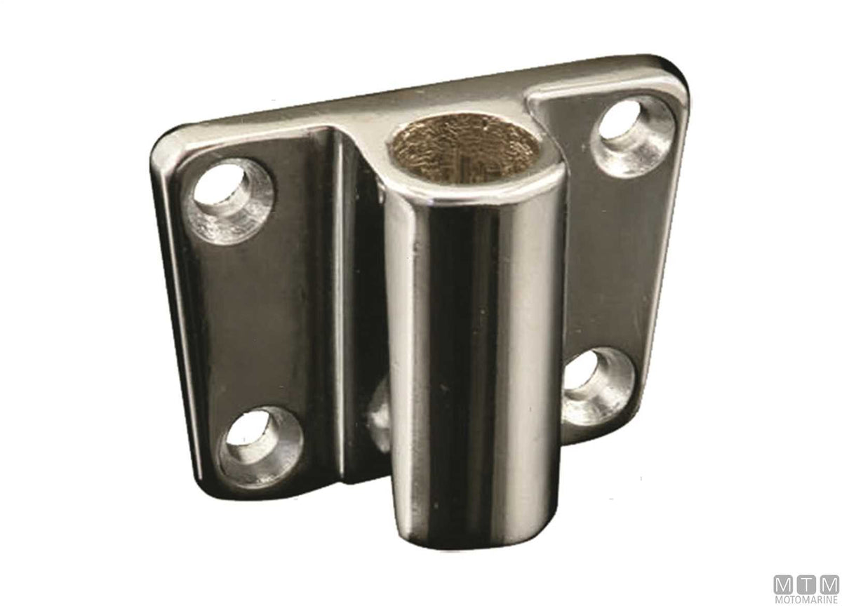 Rowlock socket, open type, 58 mm, chrome-plated brass - original photo Motomarine Srl