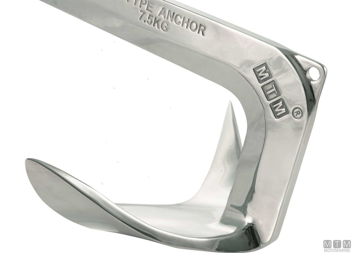 Bruce MTM anchor 15 kg stainless steel 316 - original photo Motomarine Srl