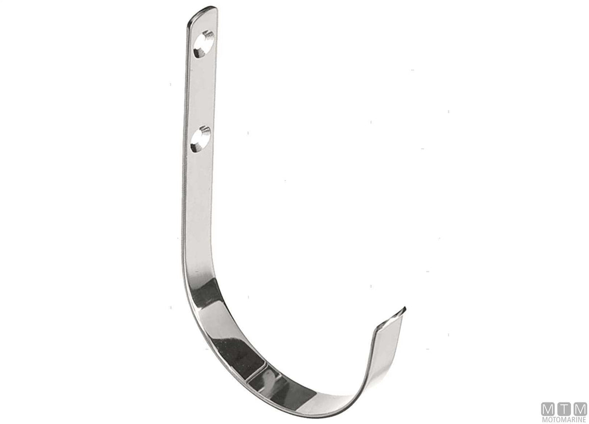 Hanger hook 100x210 mm stainless steel - original photo Motomarine Srl