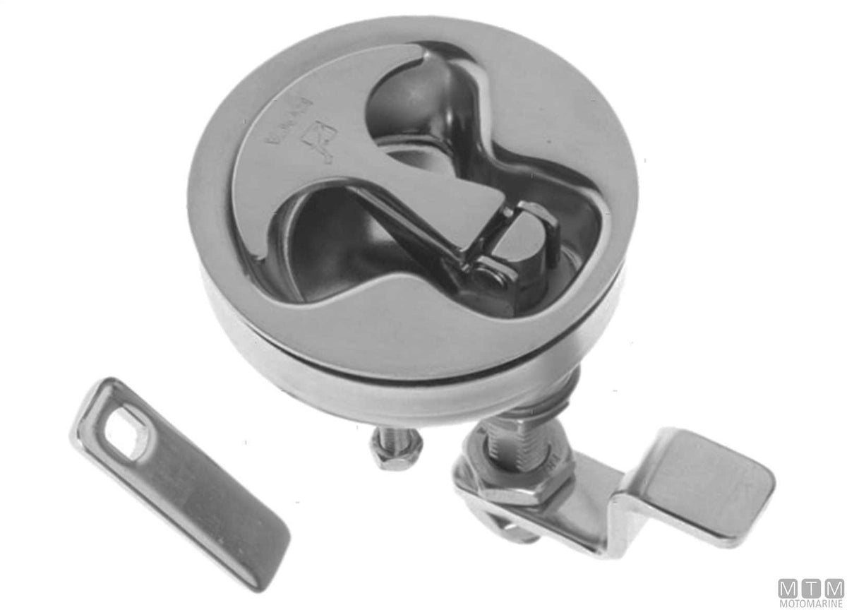 Angled lever for Roca latch 27-70 mm stainless steel 316 - original photo Motomarine Srl