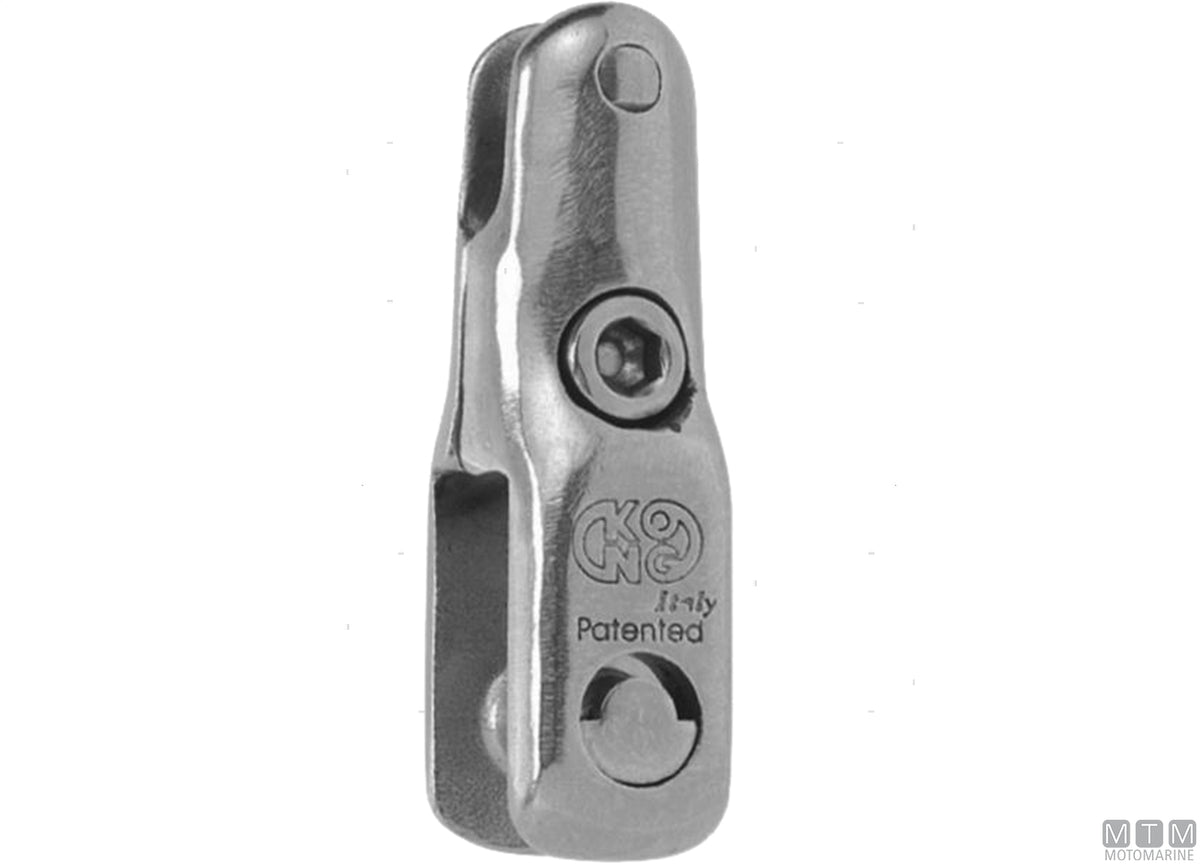 Kong fixed anchor connector, chain Ø6/8 mm, stainless steel 316 - original photo Motomarine Srl