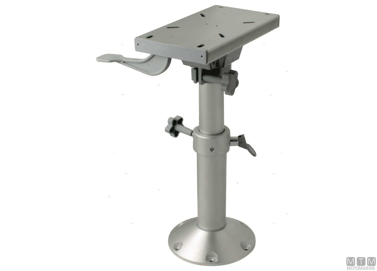 Master adjustable seat support H435/635 mm in aluminium - original photo Motomarine Srl