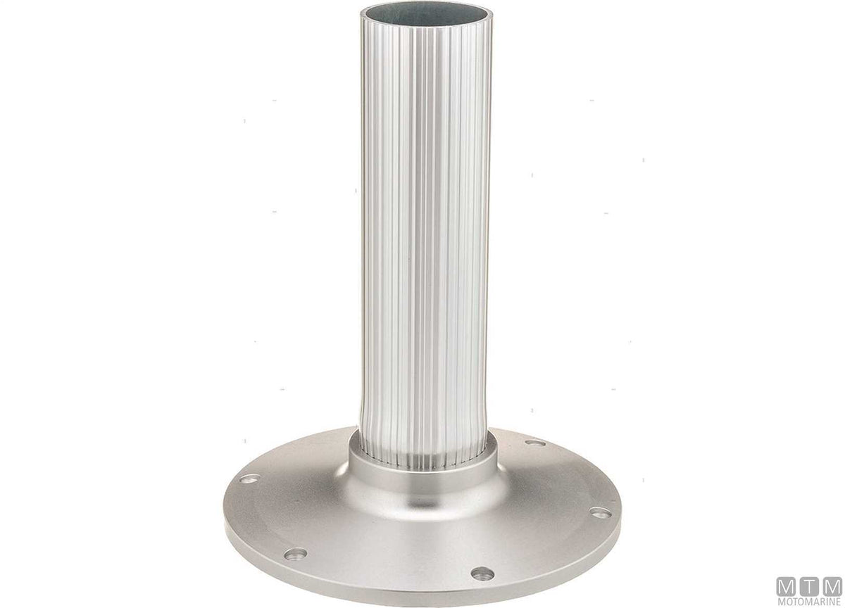 Garelick fixed seat support H300 mm in aluminium - original photo Motomarine Srl