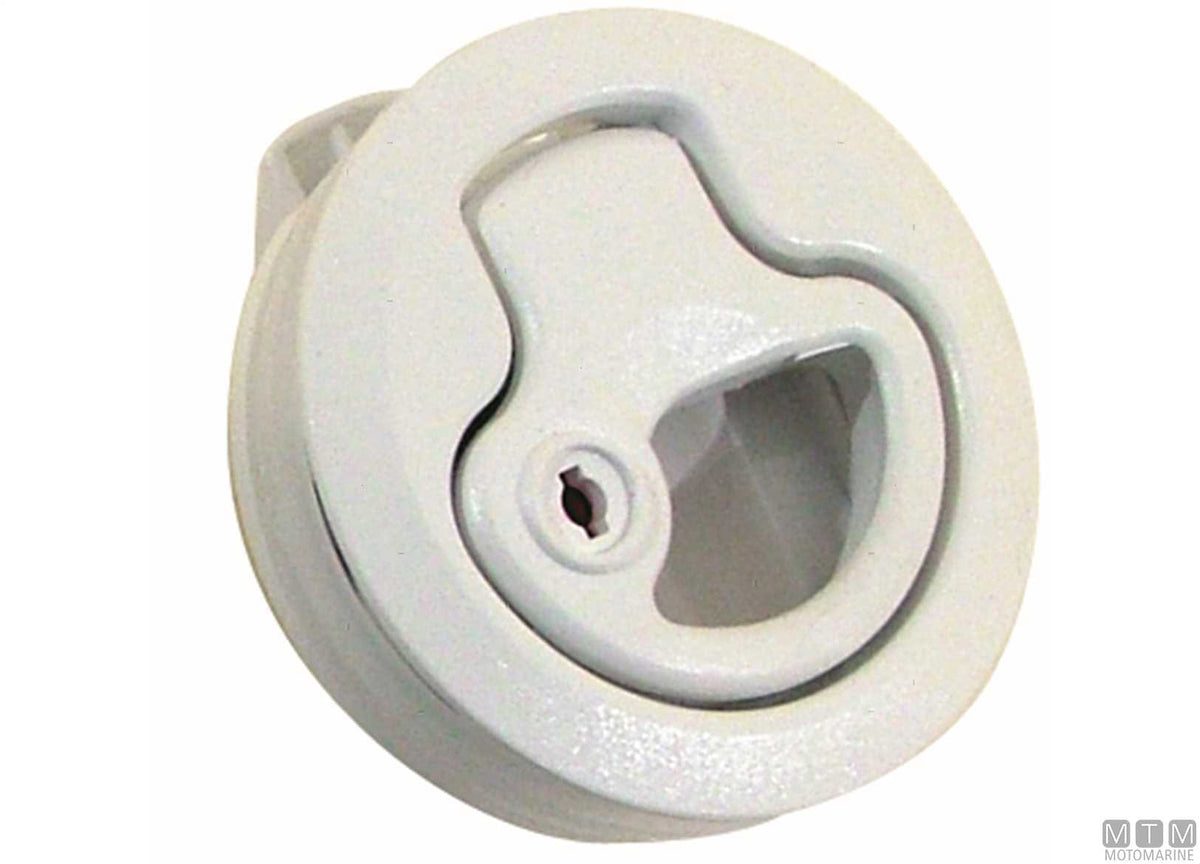 JF push latch Ø60 mm in white nylon - original photo Motomarine Srl