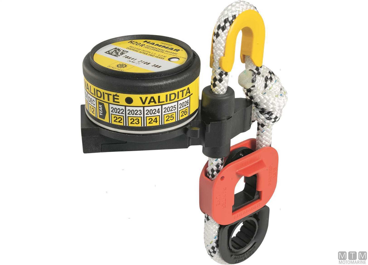 Hammar H20R hydrostatic release unit - original photo Motomarine Srl
