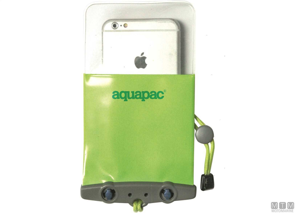 Aquapac waterproof phone case 358 grey - original photo Motomarine Srl