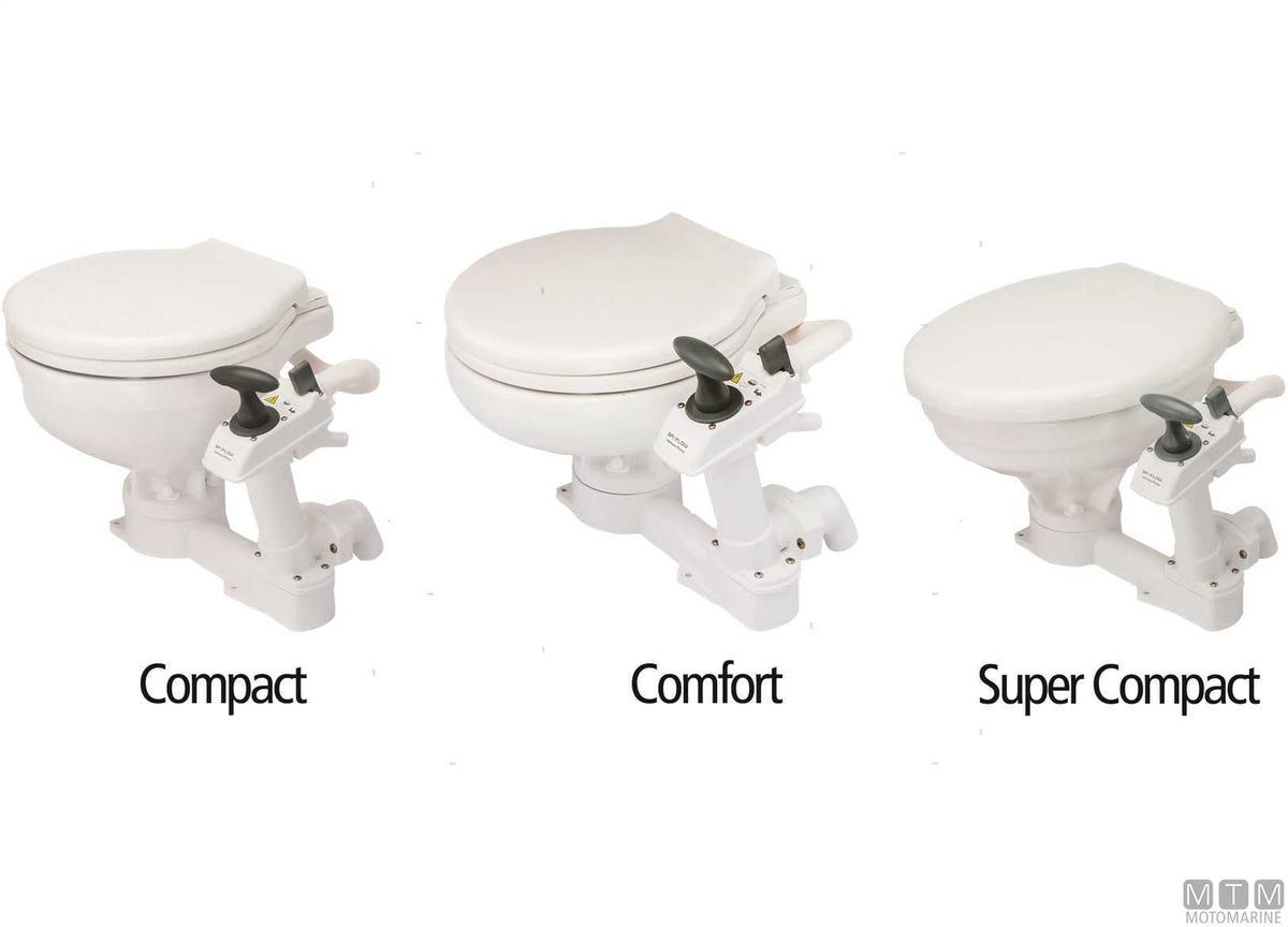 Johnson Aqua-T Manual Compact toilet - original photo Motomarine Srl