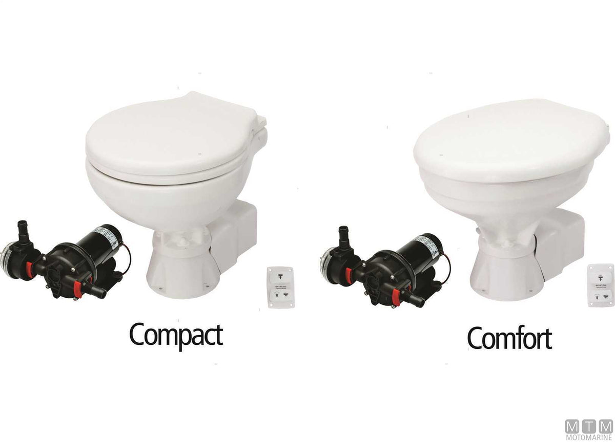 Johnson Aqua-T Silent Comfort toilet 12V - original photo Motomarine Srl
