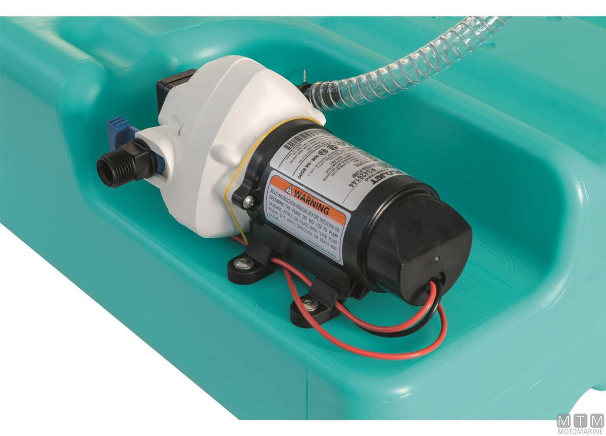 Flat water tank 39 L Green Line Pump Kit - original photo Motomarine Srl