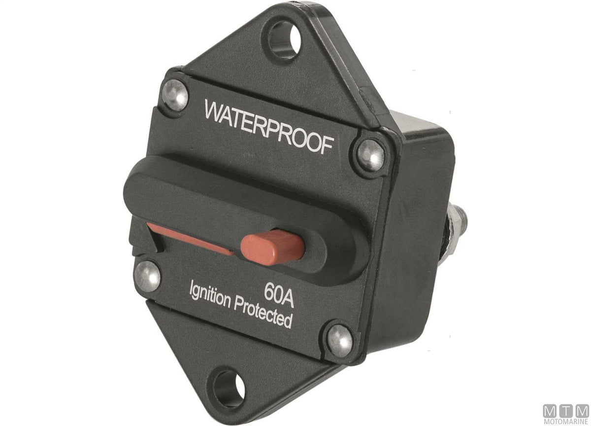 Flush-mount thermal-magnetic circuit breaker 100 A - original photo Motomarine Srl