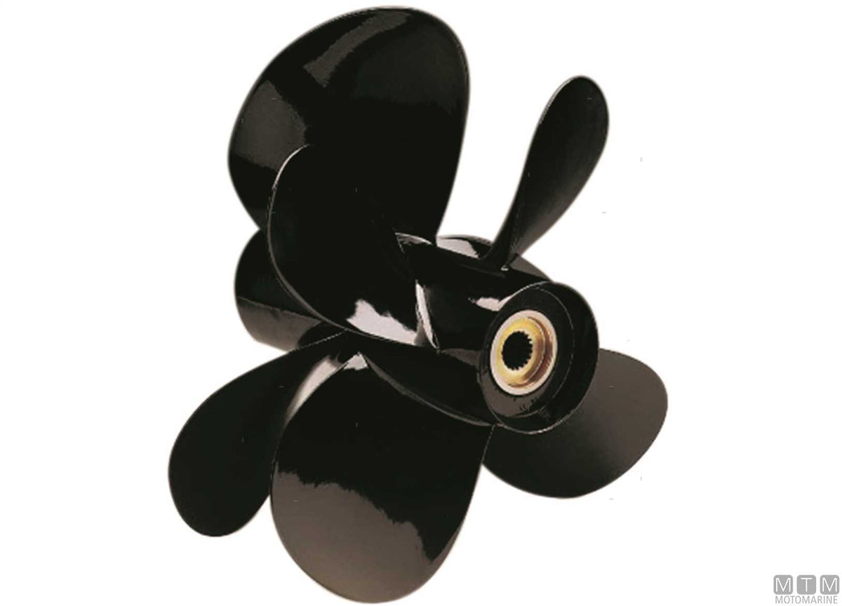 Solas Volvo Duo-Prop aluminium front propeller 15.3x19 A5/A6/B4/B5 - original photo Motomarine Srl