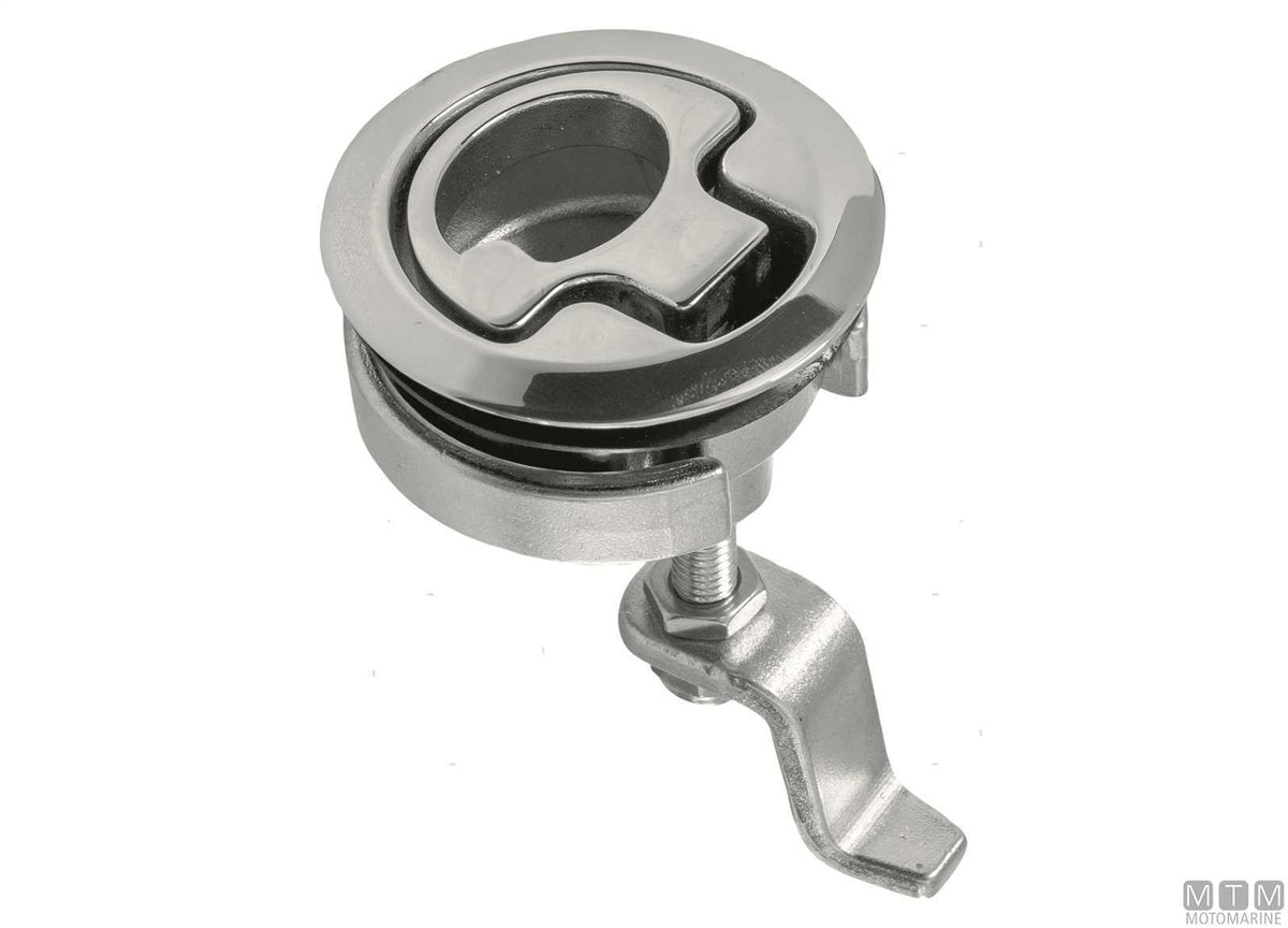Roca compression latch Ø76 mm with angled lever stainless steel - original photo Motomarine Srl