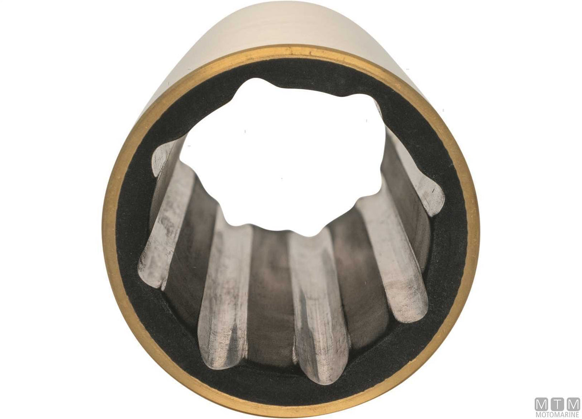 Brass Cutless Bearing for Ø70 mm Shaft Ext. Ø3"3/4 L280 mm - original photo Motomarine Srl