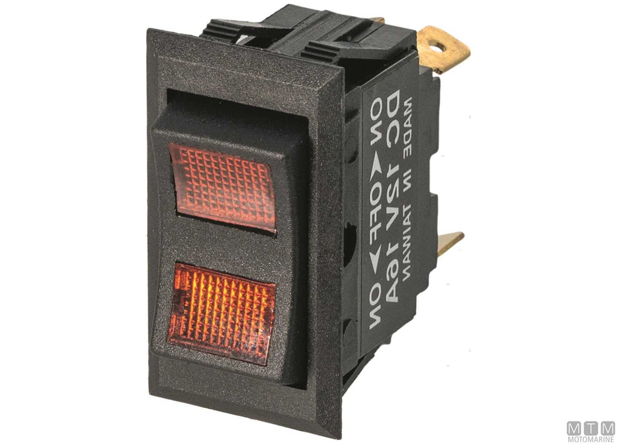 Cole 2Light rocker switch ON-OFF-ON 16 A 5 terminals - original photo Motomarine Srl