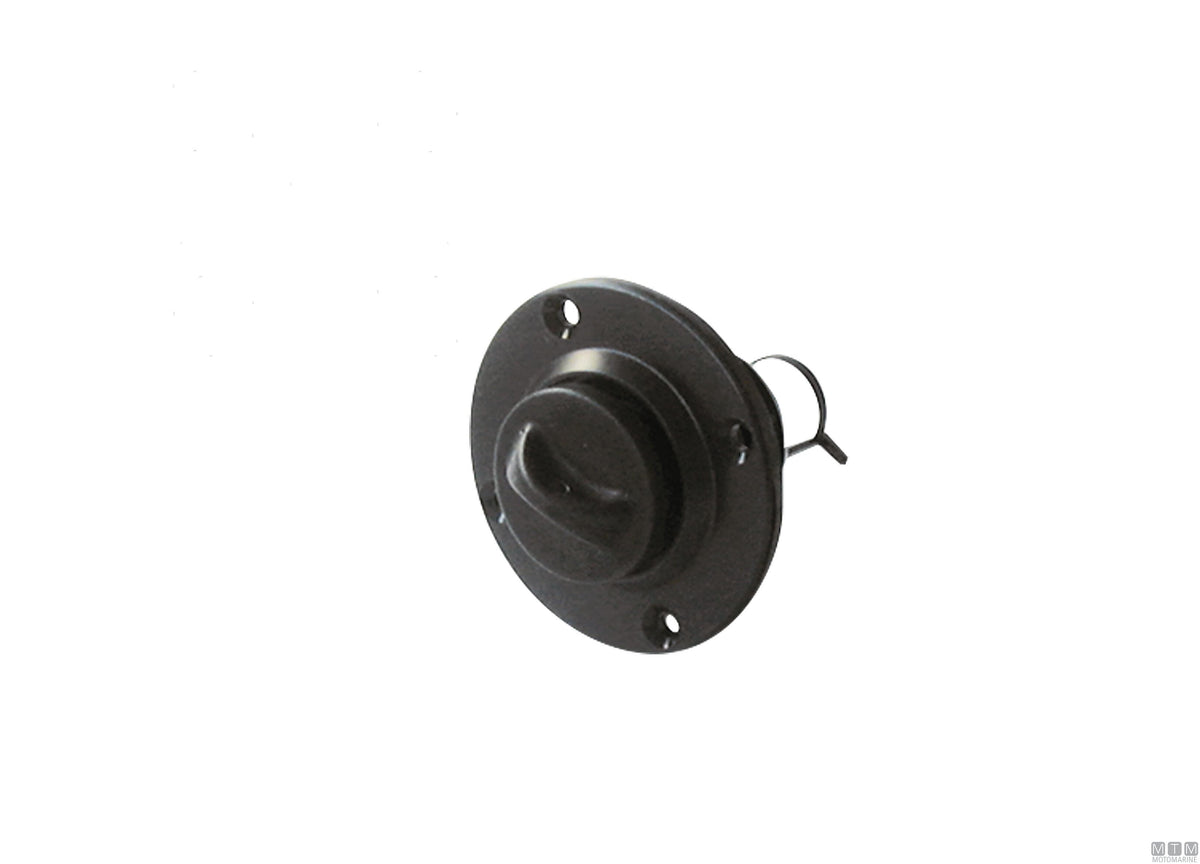 Round drain plug white in plastic - original photo Motomarine Srl