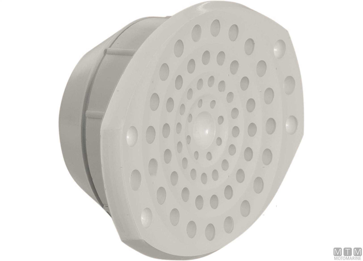 Flush-mount horn 12V compact ABS - original photo Motomarine Srl