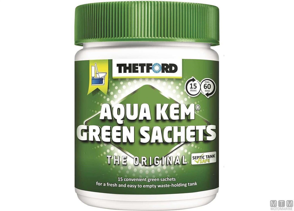 Thetford Aqua Kem Green sachets - original photo Motomarine Srl