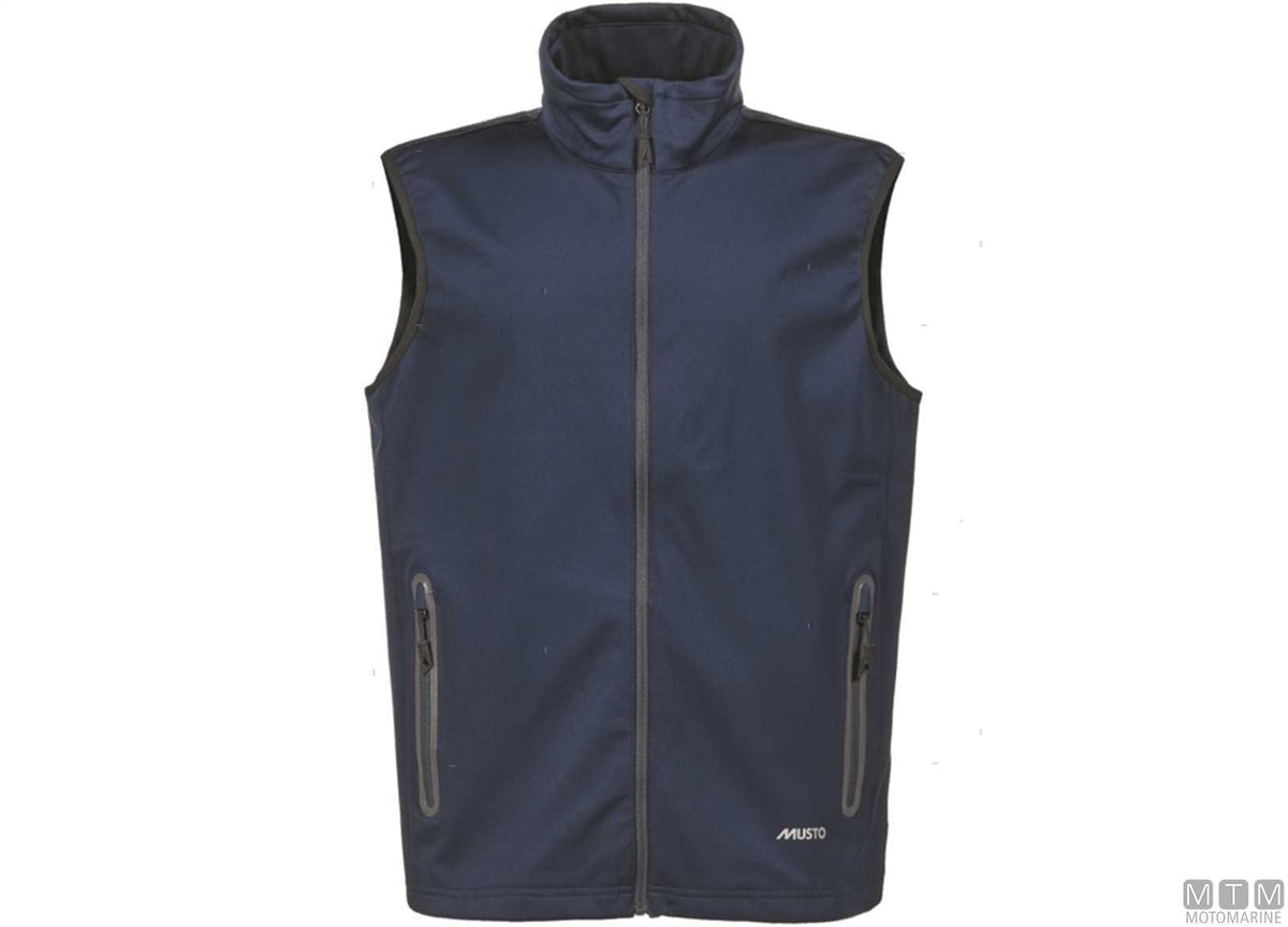 Musto Essential Softshell Gilet 597 Navy Blue S - original photo Motomarine Srl