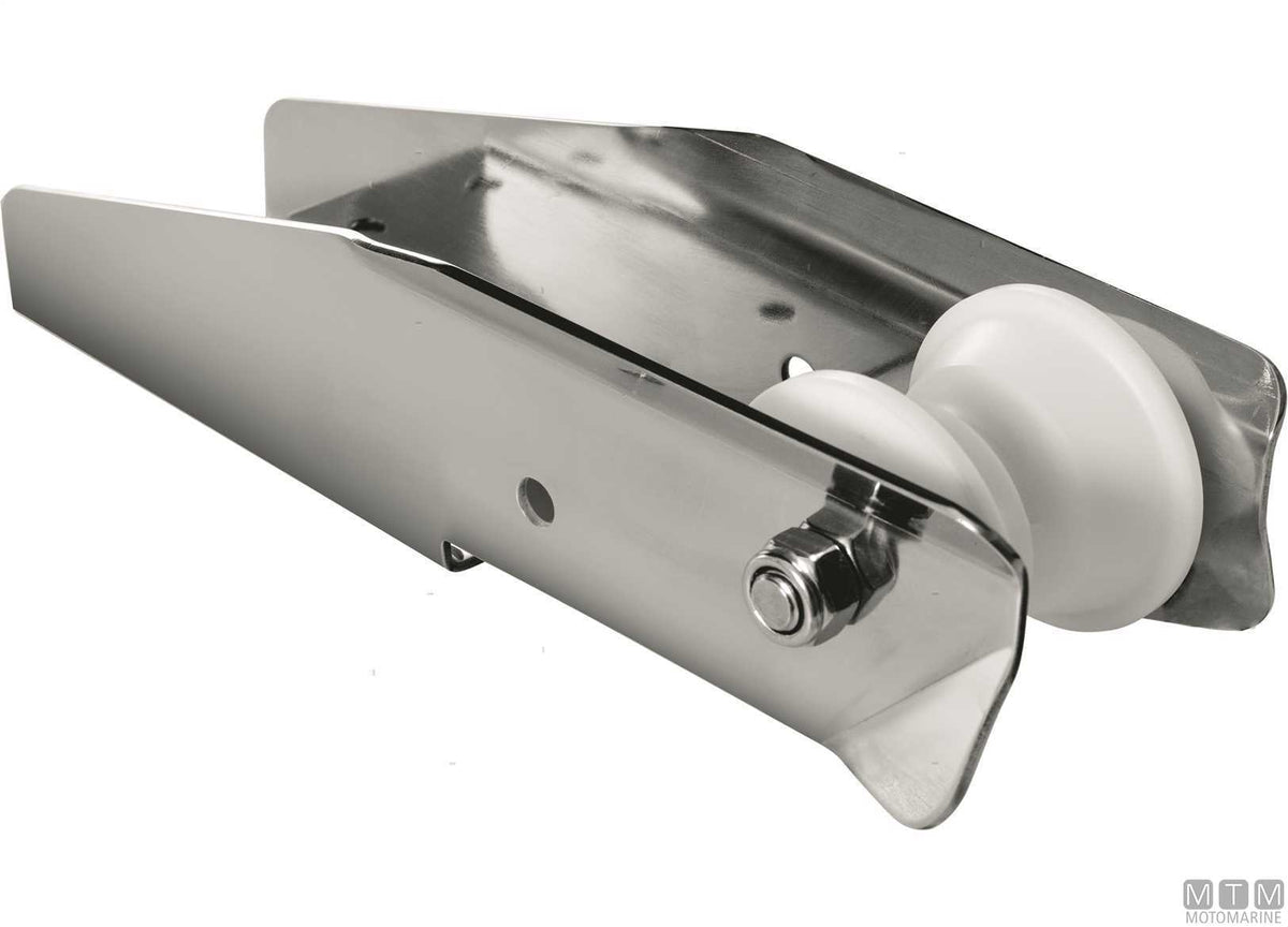 Fixed chain fairlead 300 mm in AISI 316 stainless steel - original photo Motomarine Srl