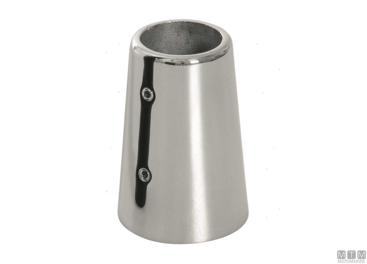 Stanchion base 90° Ø25 mm stainless steel 316 - original photo Motomarine Srl