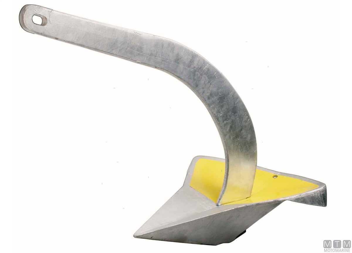 Spade S60 anchor, 9.5 kg, hot-dip galvanized steel - original photo Motomarine Srl