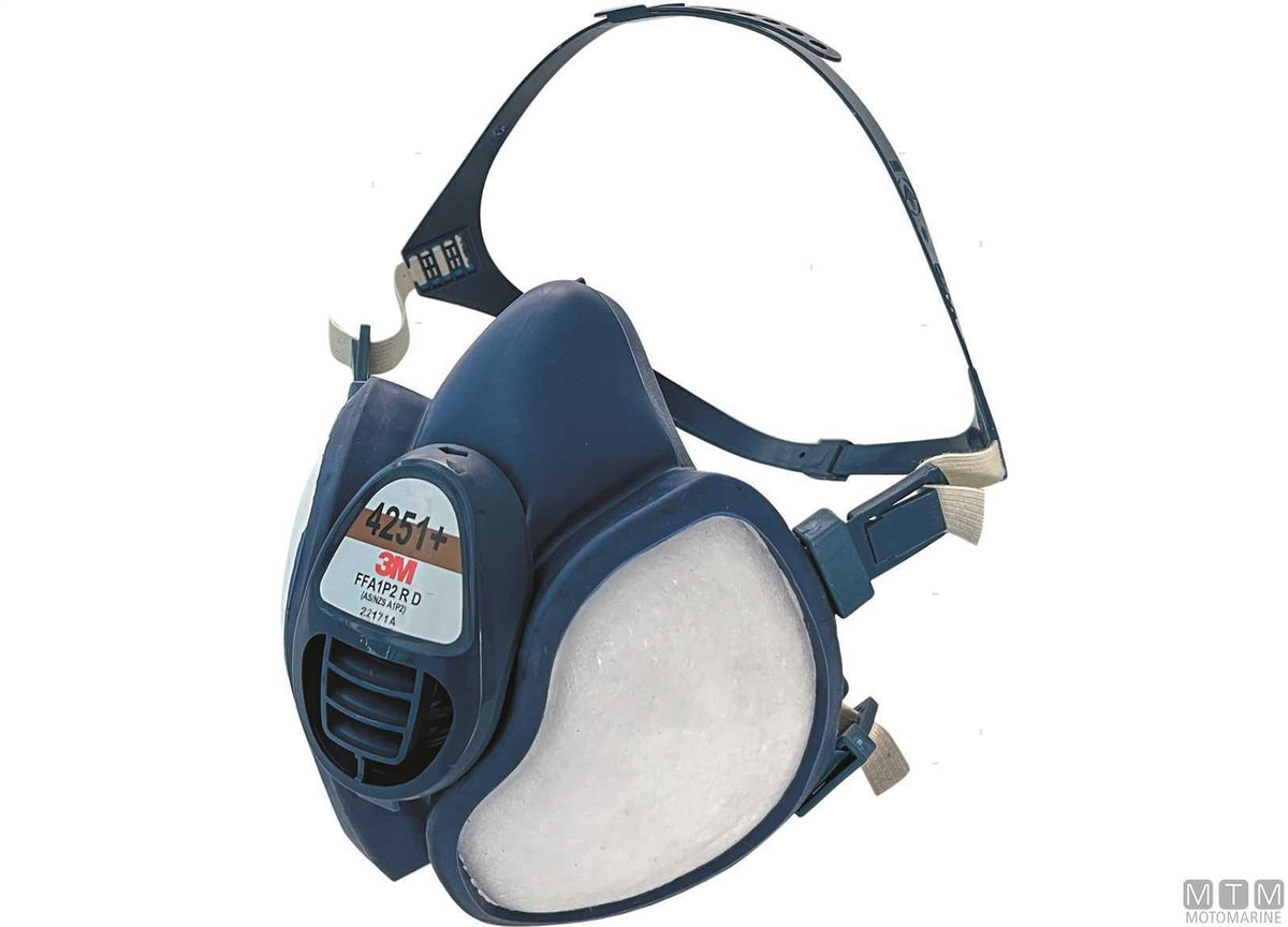 3M 4000 gas mask FFA1P2 - original photo Motomarine Srl
