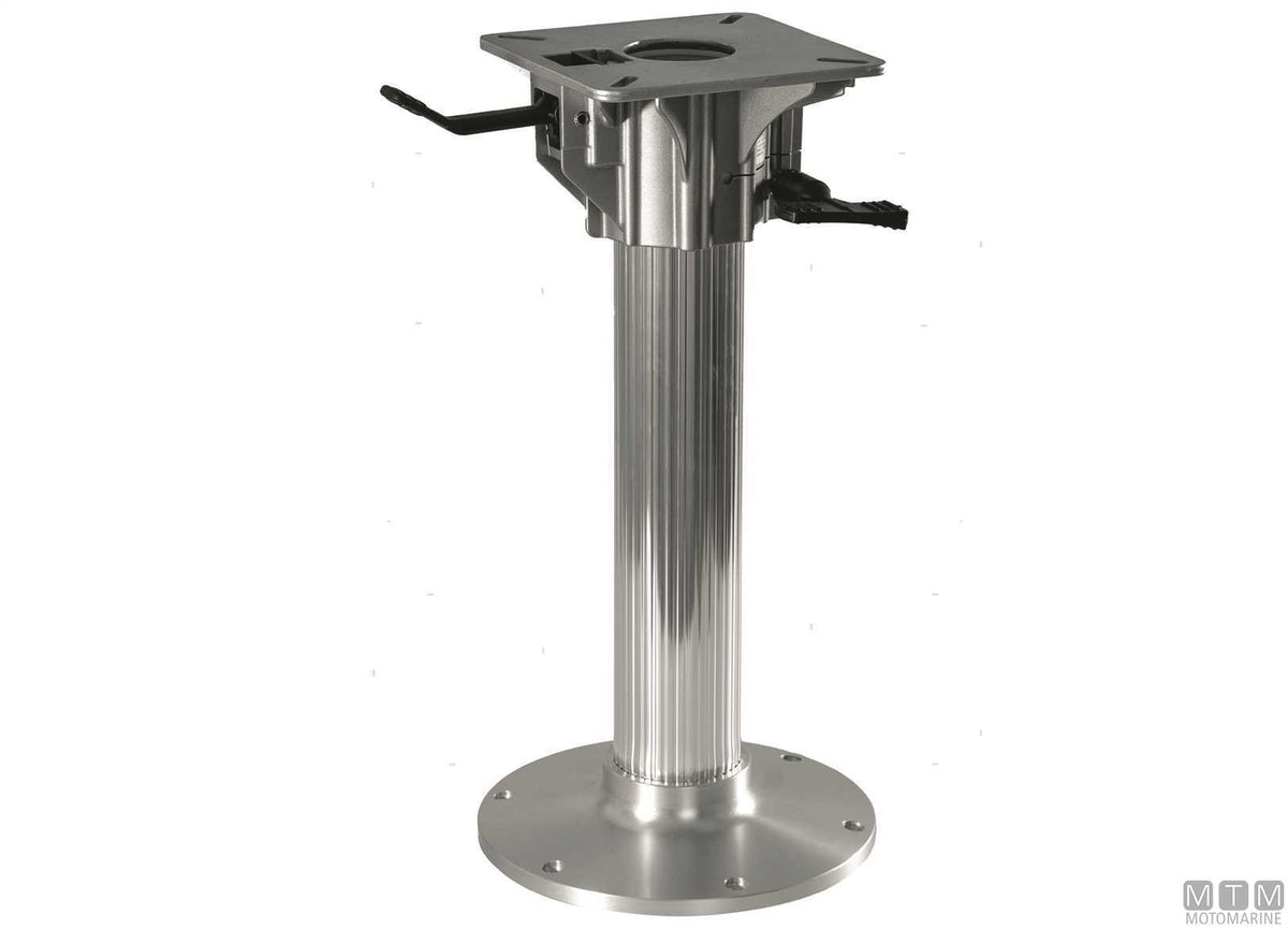 Garelick fixed seat support H760 mm in aluminium - original photo Motomarine Srl