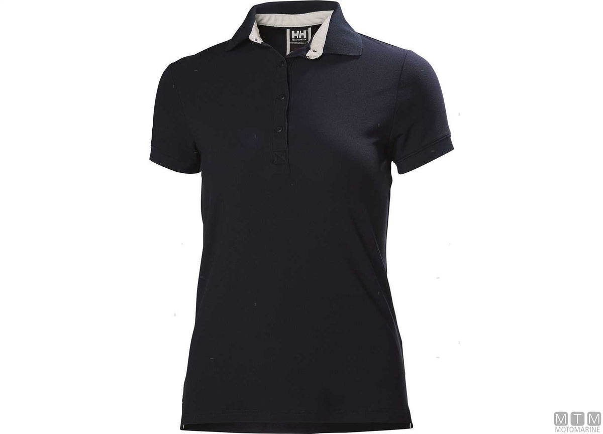 H/H Crew Tech women's polo shirt 33984 navy blue XS - original photo Motomarine Srl