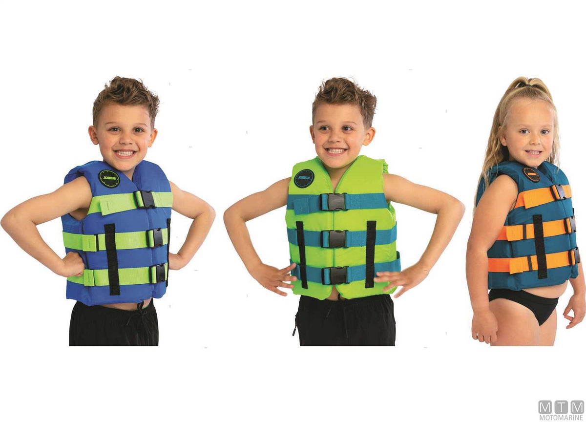 Jobe Youth buoyancy vest ISO 50N lime - original photo Motomarine Srl