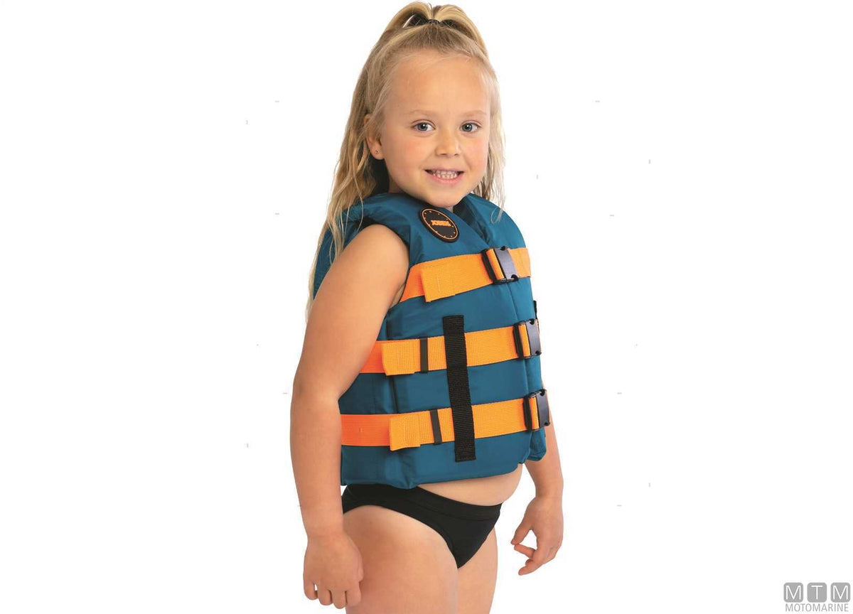 Jobe Youth buoyancy vest ISO 50N blue - original photo Motomarine Srl