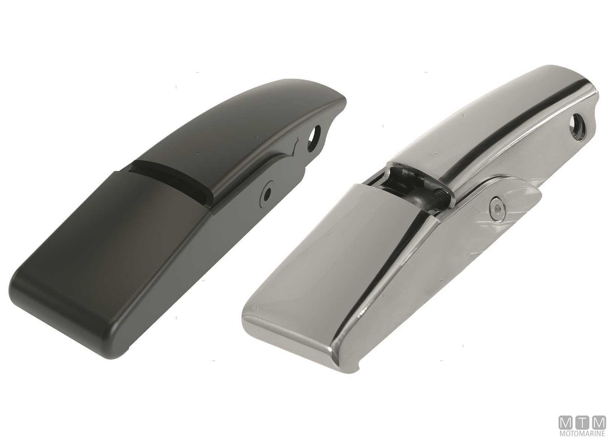 Roca faired lever latch 93x23 mm stainless steel 316 black - original photo Motomarine Srl