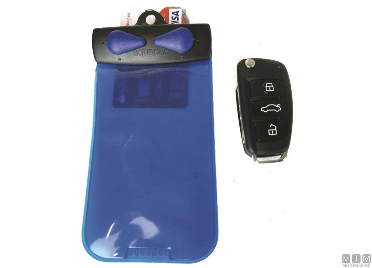 Aquapac Keymaster waterproof case for keys and cards grey - original photo Motomarine Srl
