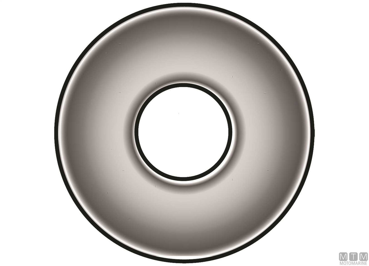 DIN9021 large washers, stainless steel A4, Ø6.4 mm, 20 pcs - original photo Motomarine Srl