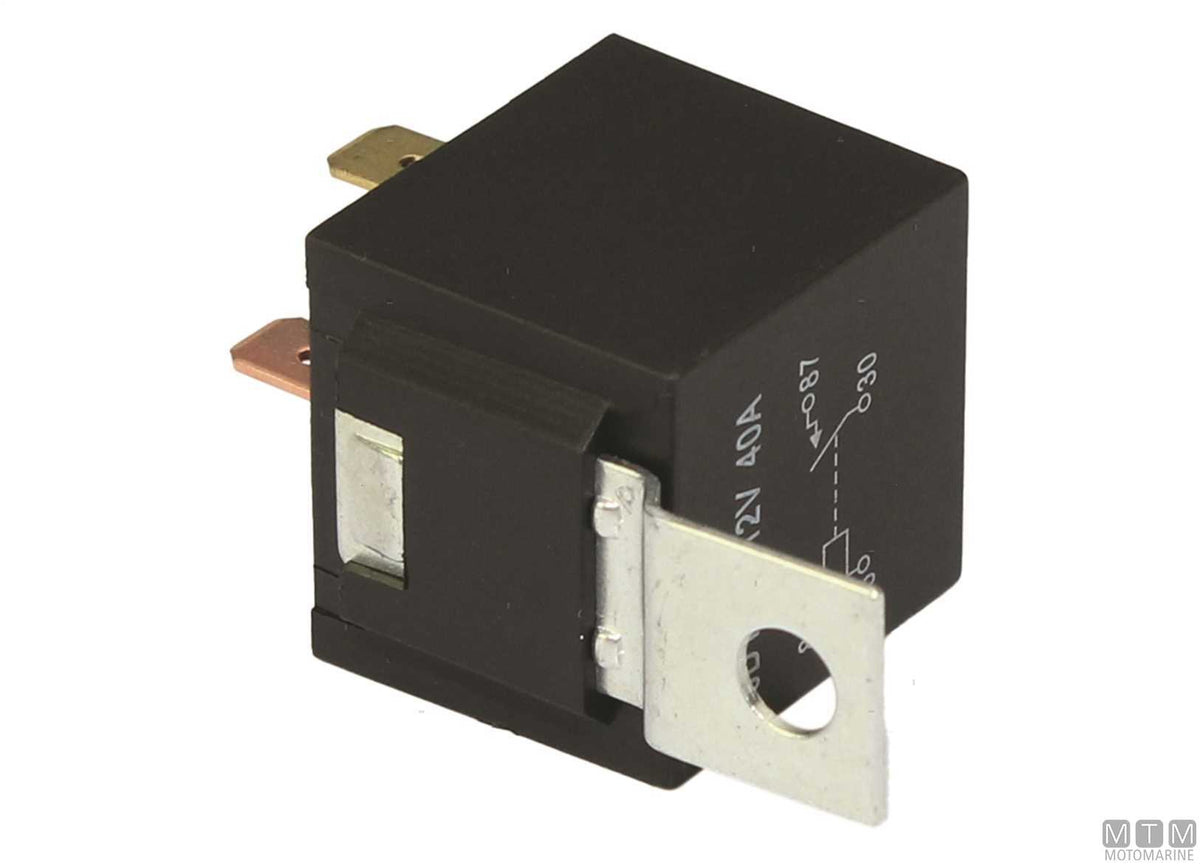 SPDT relay switch, 5-pin, 24V-40A - original photo Motomarine Srl