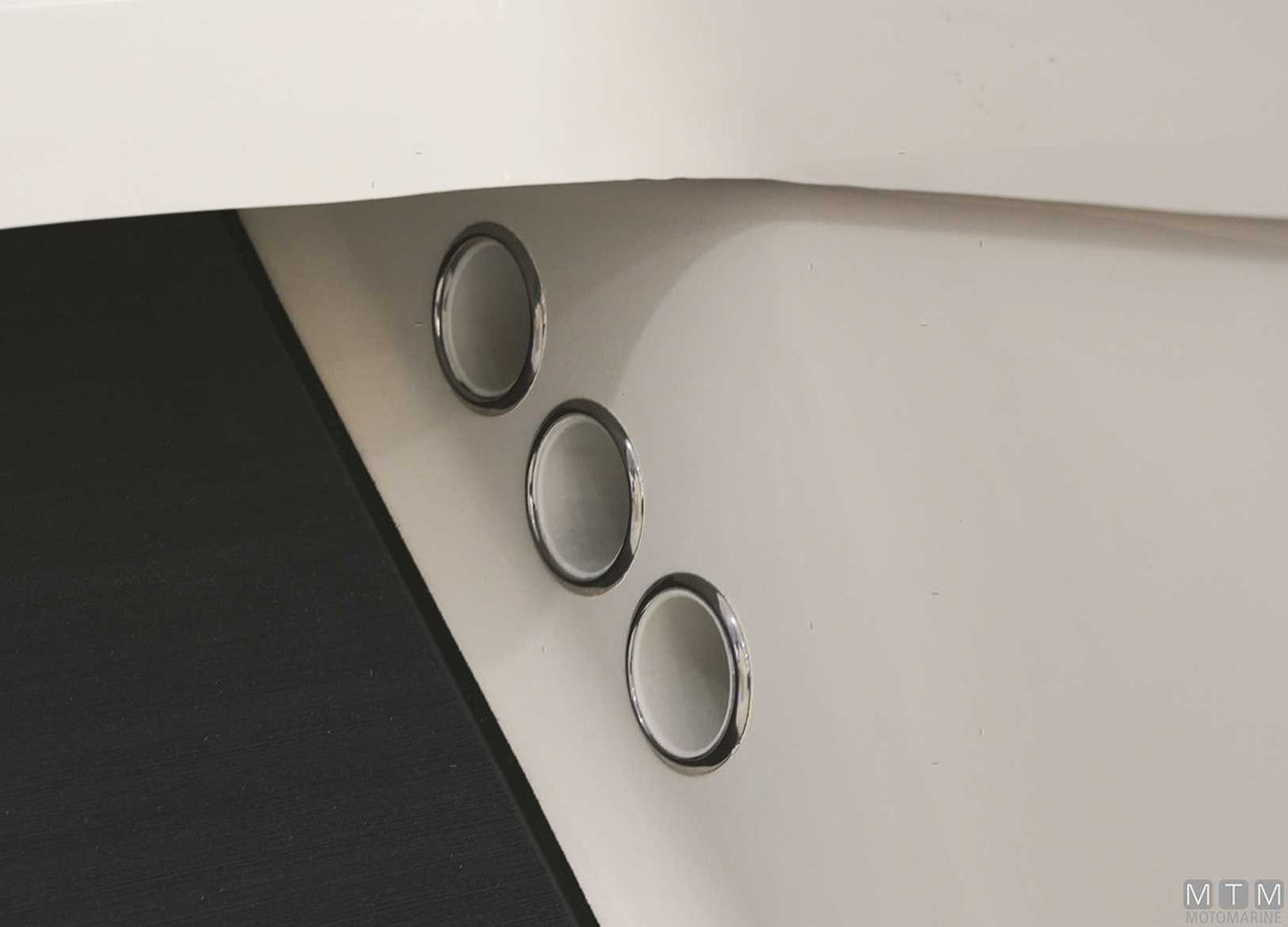 Bulkhead ring Ø 59 mm stainless steel 316 - original photo Motomarine Srl