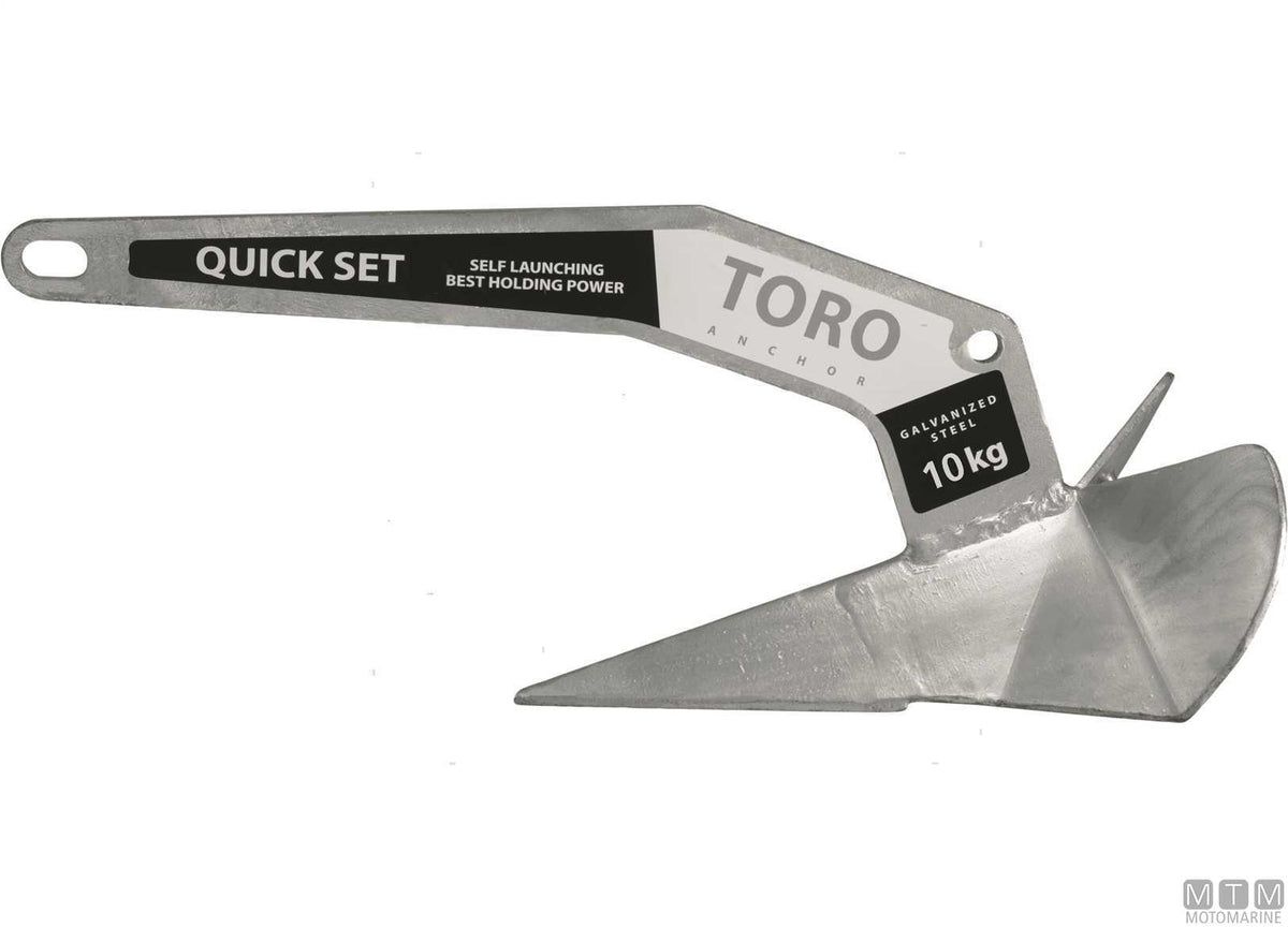 Toro anchor 4 kg hot-dip galvanized steel - original photo Motomarine Srl