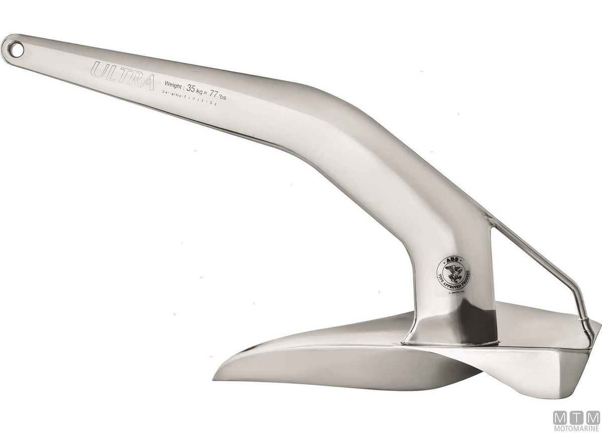 Ultra Marine anchor 5 kg stainless steel 316 - original photo Motomarine Srl