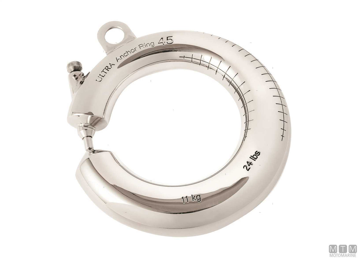 Anchor saver ring Ultra from 16 kg to 45 kg stainless steel 316 - original photo Motomarine Srl