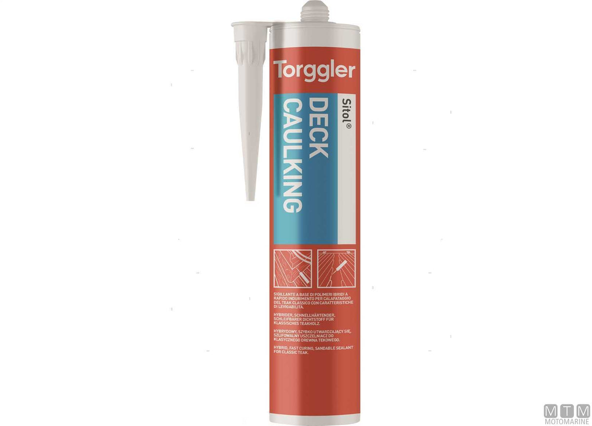 Sealant Torggler Sitol Deck Caulking black 600 ml - original photo Motomarine Srl