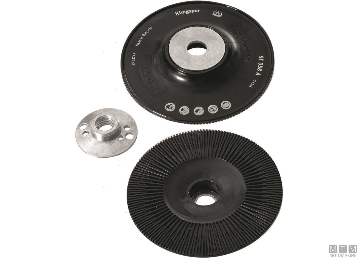 Backing pad for fiber discs 115 mm M14 - original photo Motomarine Srl