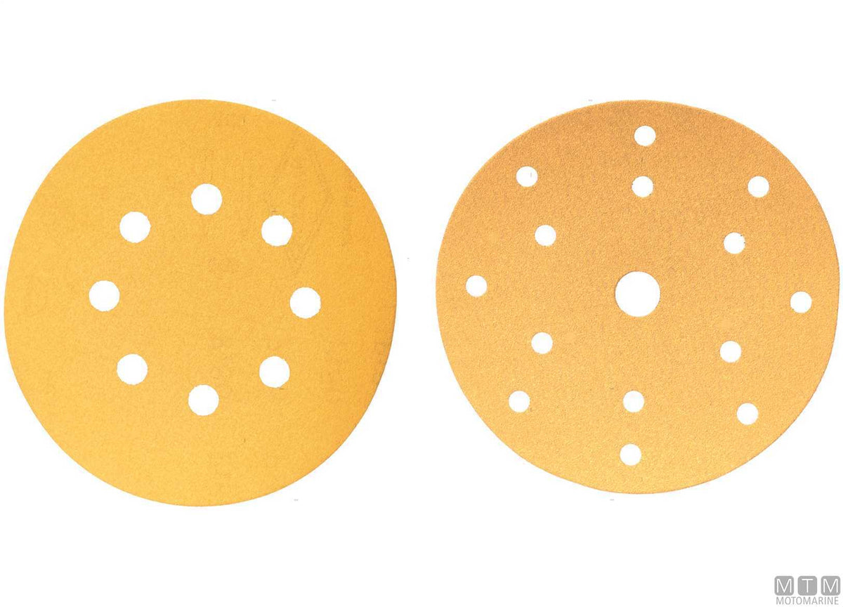 Hook-and-loop abrasive disc SCS P100 125 mm - original photo Motomarine Srl