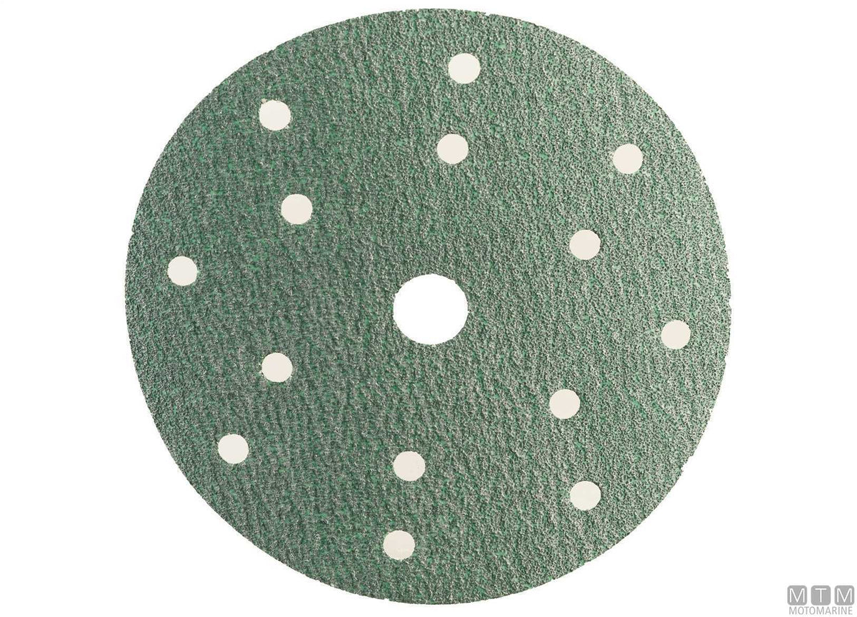 Hook-and-loop abrasive disc GFZ P400 150 mm - original photo Motomarine Srl